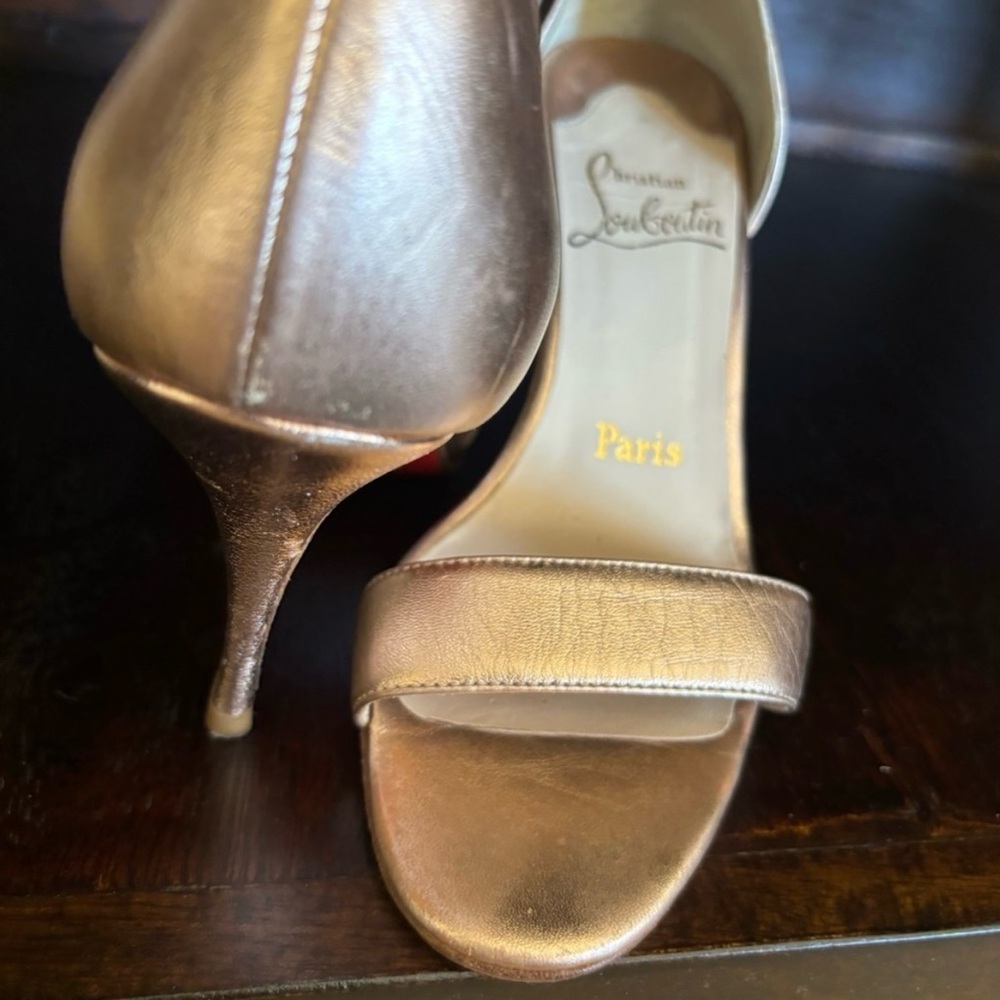 Christian Louboutin Women's Gold Heels